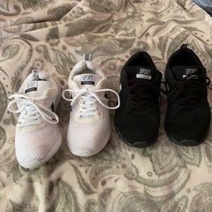 Two pairs Nike Tanjun knockoffs size 40 or 8.5